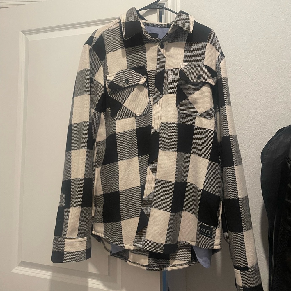 Silver jeans and Co. white and black jacket in pristine condition